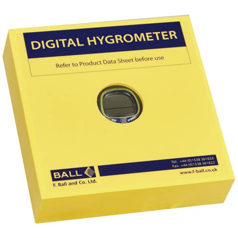 f ball moisture meter|F Ball Digital Hygrometer .